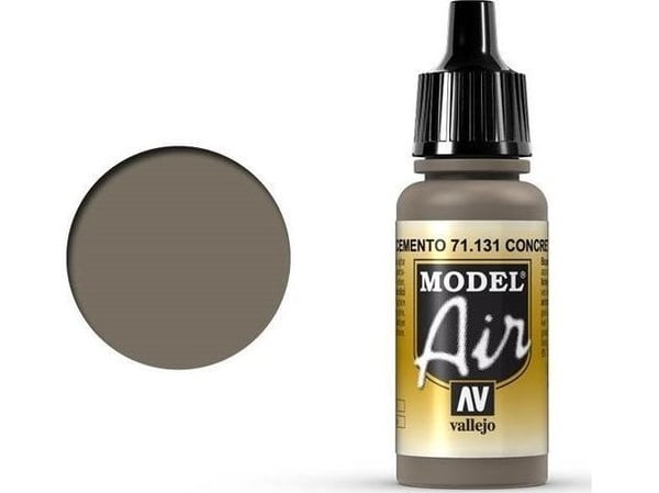 Vallejo 71.131, Grå, Matt, Concrete, Vattenbaserad, 0.017 l, 1 styck