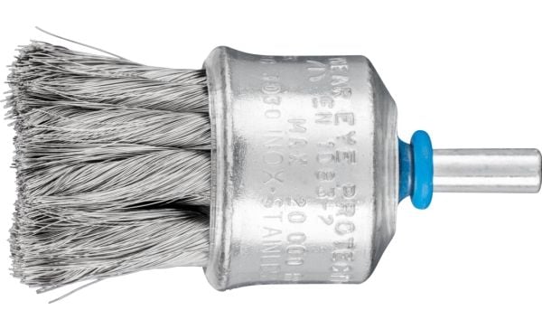 PFERD 43209007, Kopp stålbørste, 6 mm, 3 cm, 20000 RPM, 10 stykker