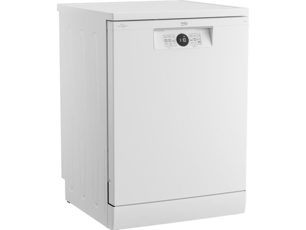 Beko BDFN26530W, Frittstående, Full størrelse (60 cm), Hvit, Svart, LCD, Skuff