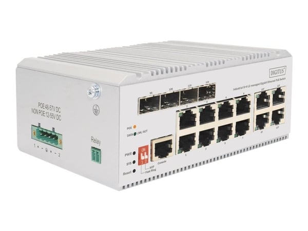 Digitus DN-651139, Hallittu, L2, Gigabit Ethernet (10/100/1000), Täysin kaksipuolinen