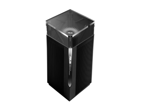 ASUS ZenWiFi Pro ET12 - 2-Pack - Wi-Fi-system (2 rutere) - op til 6000 sq.ft - mesh - GigE, 2,5 GigE - Wi-Fi 6E - Multi-Band