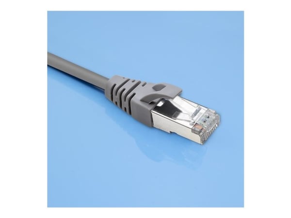 Qoltec - Koblingskabel - RJ-45 (hann) til RJ-45 (hann) - FTP - CAT 5e - uten hindringer - grå