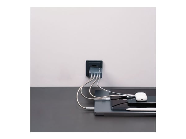 SmartDisk Pro GNC-100, Sisätila, AC, 20 V, Musta, Harmaa