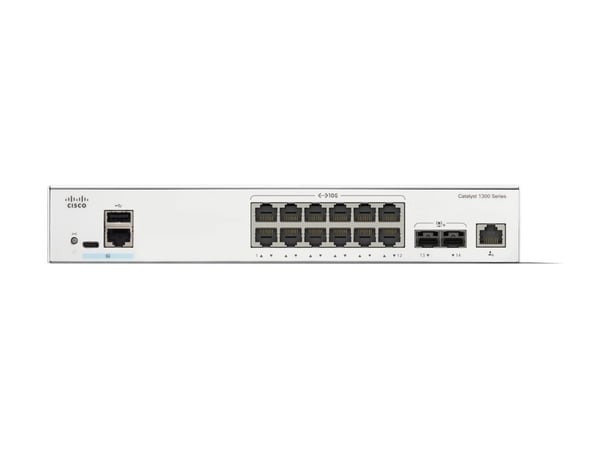 Cisco Catalyst C1300-12XT-2X, Hallittu, L2/L3, Telineasennus