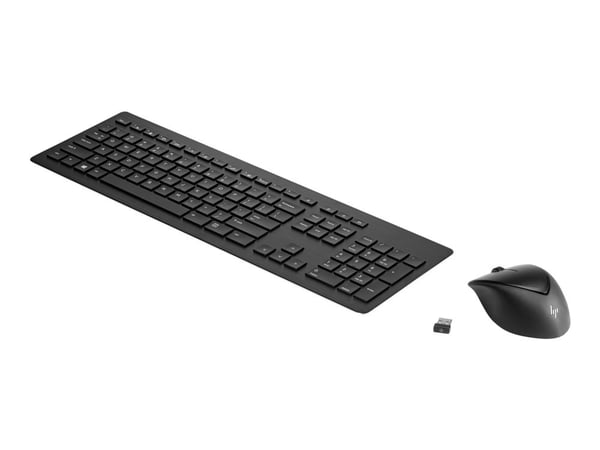HP Wireless Rechargeable 950MK - Sats med tangentbord och mus - trådlös - 2.4 GHz - brittisk - för Elite Mobile Thin Client mt645 G7; EliteBook 830...