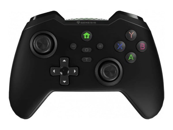Genesis Mangan 400 - Håndkonsoll - 19 knapper - trådløs - Bluetooth - svart - for Asus Rog Ally, Nintendo Switch, Steam Deck, Android, iOS, MAC, PC