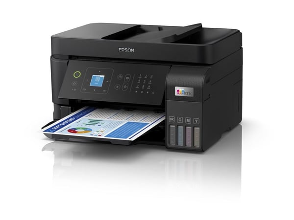 EcoTank L5590 väri/A4/33ppm/4in1/WiFi+D/ADF30 monitoimitulostin