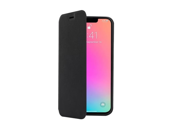 Screenor CLEVER, Lompakkokotelo, Apple, IPHONE 15, 15,5 cm (6.1"), Musta