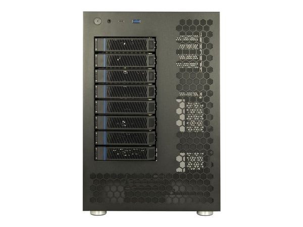 Inter-Tech NAS-8 - Lagerskap - 8 brønner - HDD 0