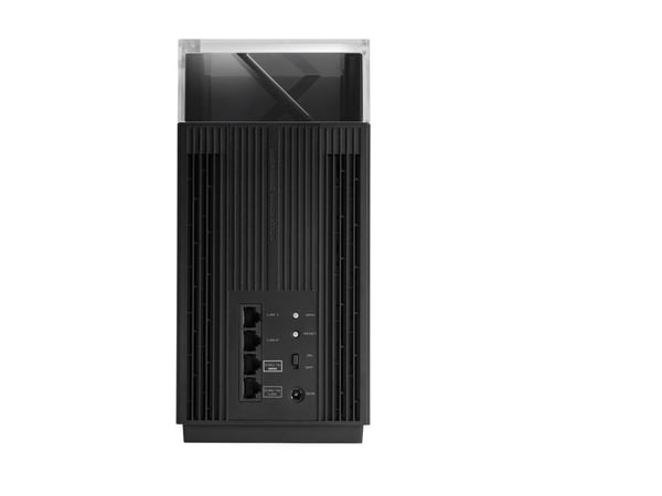 ASUS ZenWiFi Pro ET12 - 2-pack - Wi-Fi-system (2 routrar) - op til 6000 sq.ft - mesh - GigE, 2,5 GigE - Wi-Fi 6E - Multi-Band
