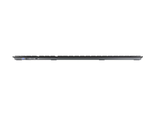 CHERRY DW 9500 SLIM - Sats med tangentbord och mus - trådlös - 2.4 GHz, Bluetooth 4.0 - USA med eurosymbol - tangentbrytare: CHERRY SX - grå, svart...