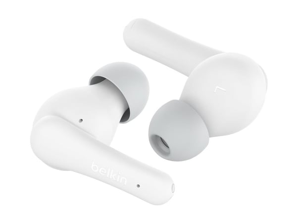 Belkin SoundForm Nano 2 for Kids - Ægte trådløse øretelefoner med mik. - i øret - Bluetooth - hvid