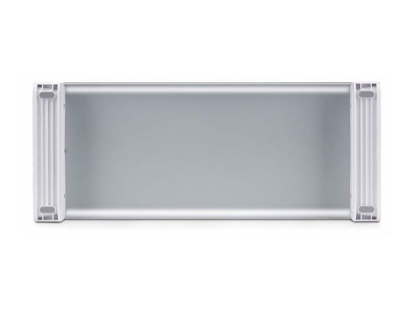 StarTech Ergonomic Monitor Riser Stand, 33lb Max, Fixed height 3.5in - Skjermstativ - skrivebord - hvitt og sølv - TAA-samsvar