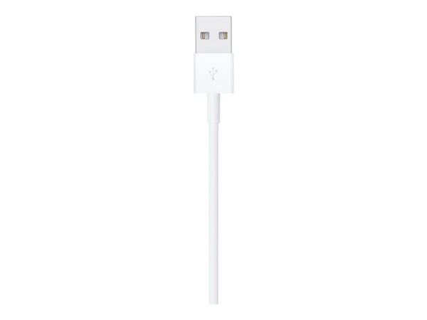 Apple MUQW3ZM/A, 1 m, Lightning, USB A, Uros, Uros, Valkoinen
