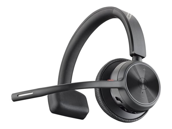 HP Poly Voyager 4310 - Voyager 4300 series - hodesett - on-ear - Bluetooth - trådløs - USB-C - svart