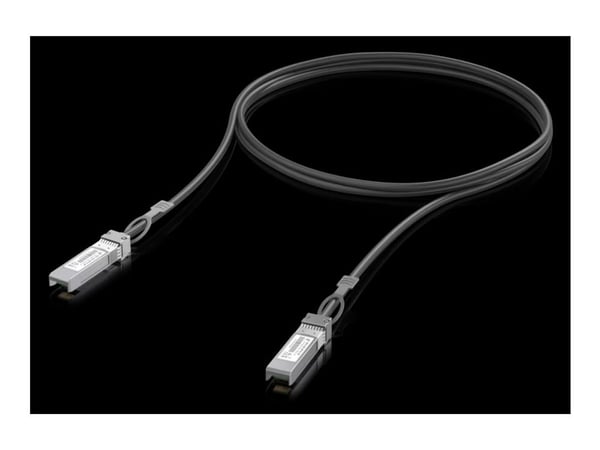 Ubiquiti - Direkte 10GBase-koblingskabel - SFP+ til SFP+ - 6 mm - passiv - svart