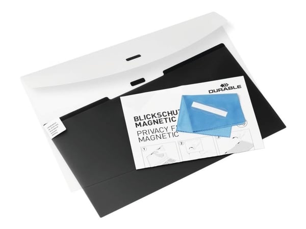 DURABLE - Notebookpersonvernsfilter - 2-veis - avtakbar - magnetisk - anthracite-gray