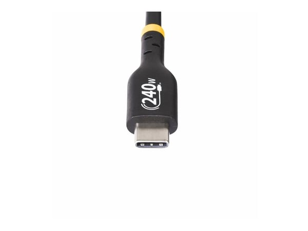StarTech 2m USB C Charging Cable, USB-IF Certified USB-C Cable, 240W - USB-kabel - USB-C (hann) til USB-C (hann) - USB 2.0 - 48 V - 5 A - 2 m - utv...