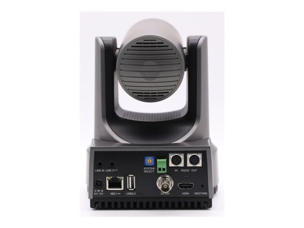 PTZOptics Move 4K PT20X-4K-GY-G3 - Konferansekamera - PTZ - innendørs - farge - 8,42 MP - 3840 x 2160 - lyd - HDMI, 3G-SDI, USB - GbE - H.264, H.26...