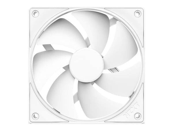 NZXT F Series F120P - Kabinettvifte - 120 mm - matt hvit