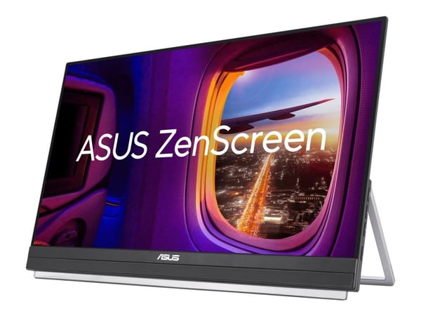 ASUS ZenScreen MB229CF - LED-skjerm - 22" - portabel - 1920 x 1080 Full HD (1080p) @ 100 Hz - IPS - 250 cd/m² - 1000:1 - 5 ms - HDMI, USB-C - høytt...