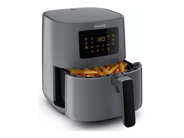 Philips Series 5000 HD9255 - Varmluftssteker - 4,1 liter - 1,4 kW - grå