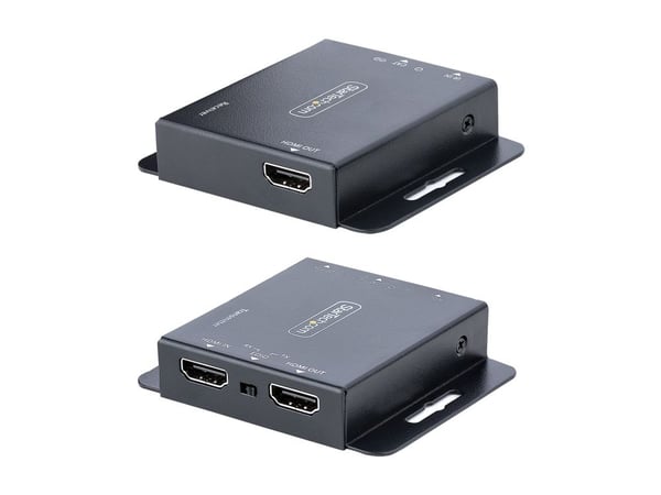 Startech HDMI Extender over CAT6/CAT5, 4K 30Hz/130ft (40m) or 1080p 60Hz/230ft (70m) Video Extender, 4K HDMI over Ethernet Extender, PoC HDMI Trans...
