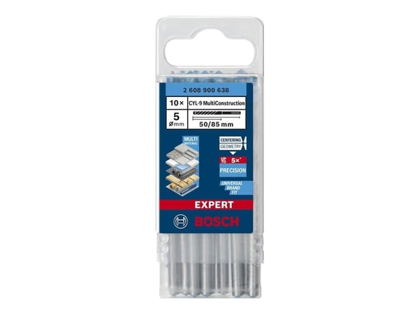 Bosch BOR CYL MULTICONSTRUCTION 5x85 mm, 10 st