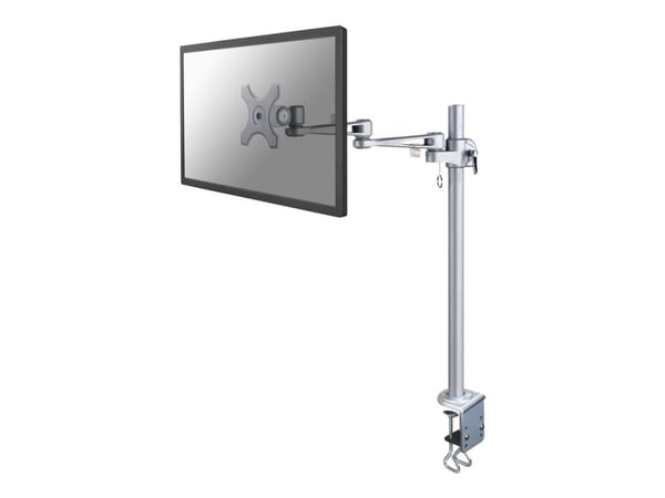 Neomounts FPMA-D935POLE70 - Monteringssett - full bevegelse - for LCD-skjerm - sølv - skjermstørrelse: 10"-30" - klemmemonterbar, skrivebordsmonterbar