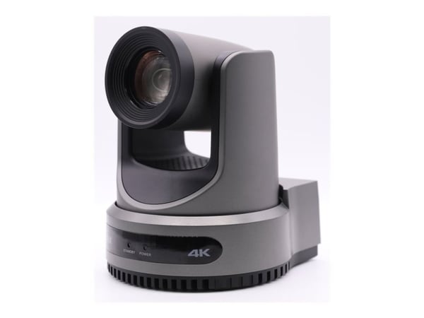PTZOptics Move 4K PT20X-4K-GY-G3 - Konferansekamera - PTZ - innendørs - farge - 8,42 MP - 3840 x 2160 - lyd - HDMI, 3G-SDI, USB - GbE - H.264, H.26...