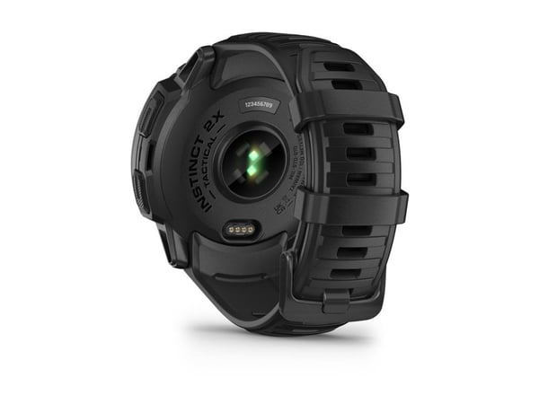 Garmin Instinct 2X Solar - Tactical Edition - 50 mm - fiberförstärkta polymerer - Ja smart klocka med band - handledsstorlek: 145-228 mm - monokrom...