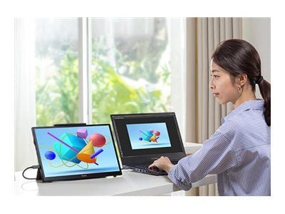 ASUS ProArt PA169CDV - LED-skjerm - 16" - portabel - berøringsskjerm - 3840 x 2160 4K UHD (2160p) @ 60 Hz - IPS - 500 cd/m² - 1200:1 - DisplayHDR 4...