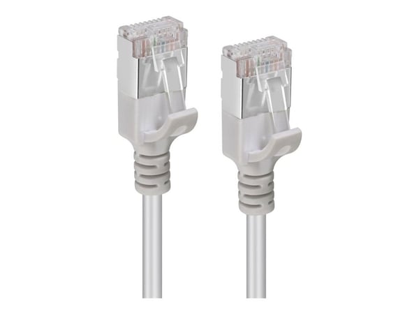 MicroConnect – Verkkokaapeli – RJ-45 (uros) – RJ-45 (uros) – 7,5 m – U/FTP – CAT 6a – halogeeniton, solmuton, ohut – sininen