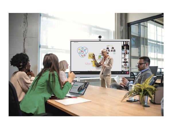Yealink MeetingBoard - 65" Diagonalklasse LED-bakgrunnsbelyst LCD-skjerm - interaktiv - med innebygd interaktiv tavle, berøringsskjerm (multiberøri...