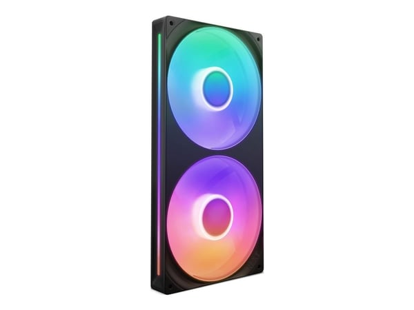 NZXT F Series F280 RGB Core - Enkeltramme vifte enhet - 140 mm - matt hvit