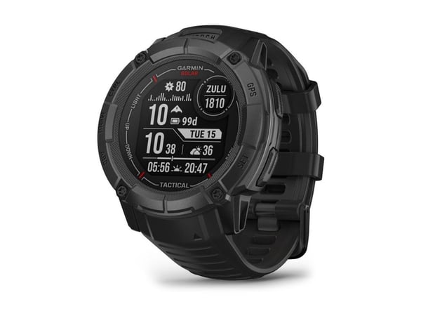 Garmin Instinct 2X Solar - Tactical Edition - 50 mm - fiberforsterket polymer - Ja smartklokke med bånd - håndleddstørrelse: 145-228 mm - monokrom ...