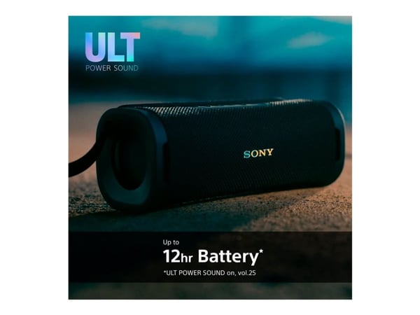 Sony ULT FIELD 1 - Ult Power Sound Series - högtalare - för bärbar användning - trådlös - Bluetooth - Appkontrollerad - svart