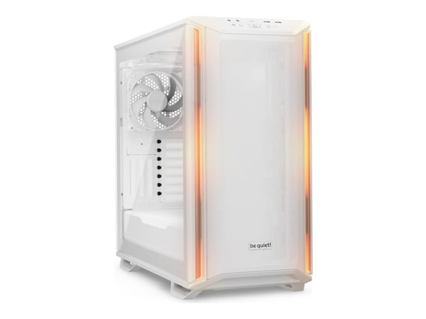 be quiet! Dark Base 701 - Midi-tårn - utvidet ATX (E-ATX) - sidepanel med vindu (herdet glass) - ingen strømforsyning (ATX / PS/2) - hvit - USB/lyd