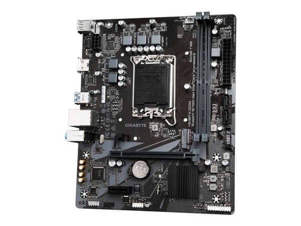 Gigabyte H610M K DDR4 - 1.0 - hovedkort - micro ATX - LGA1700-sokkel - H610 Chipset - USB 3.2 Gen 1 - Gigabit LAN - innbygd grafikk (CPU kreves) - ...