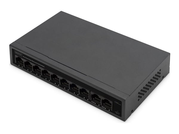 Digitus DN-95354, Hallittu, Fast Ethernet (10/100), Täysin kaksipuolinen, Power over Ethernet -tuki