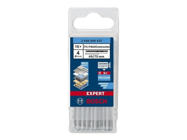 Bosch BOR CYL MULTICONSTRUCTION 4X75MM 10 STK