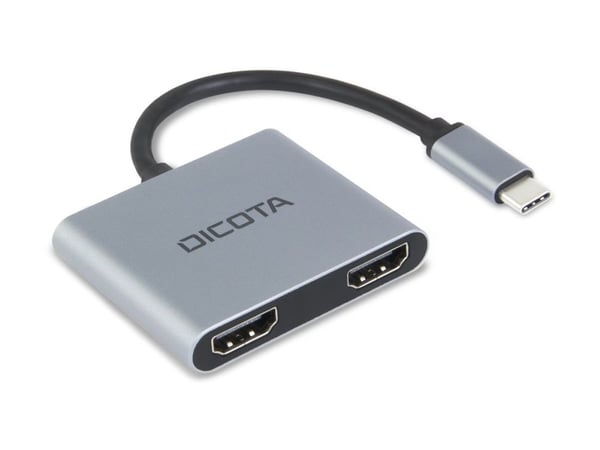 DICOTA 4-in-1 - telakointiasema - USB-C - HDMI