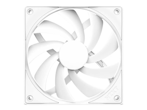 NZXT F Series F120Q - Kabinettvifte - 120 mm - matt hvit