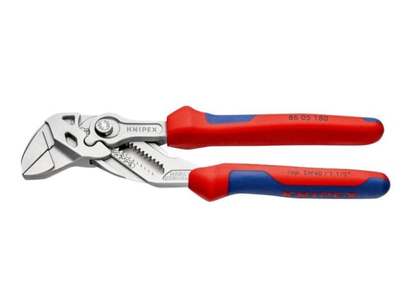 KNIPEX - Tunge- og spaltetang - 180 mm - maks. åpning: 40 mm