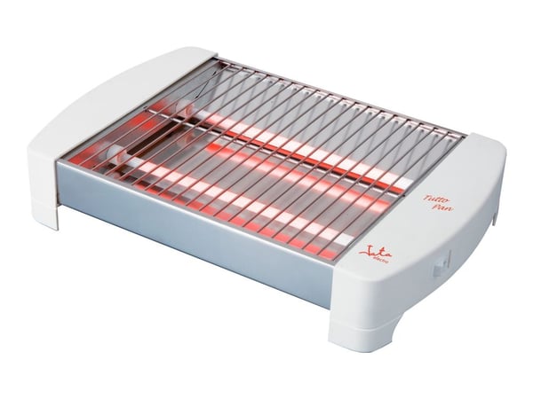 Jata electro TT587 Tutto Pan - Liggende toastjern - inox/white