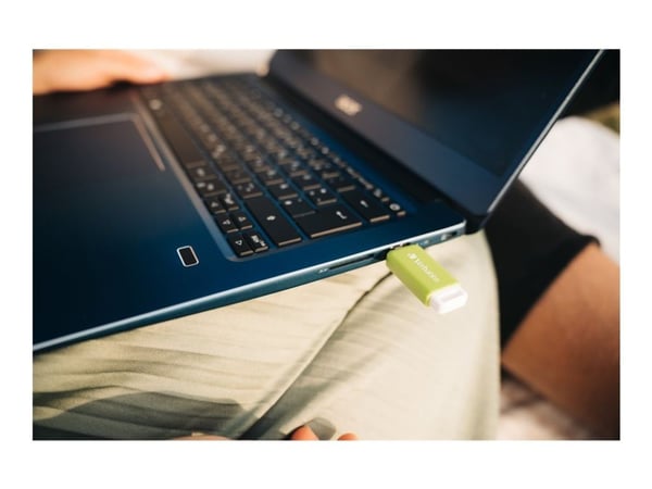 Verbatim DataBar - USB-flashstasjon - 32 GB - USB 2.0 - grønn