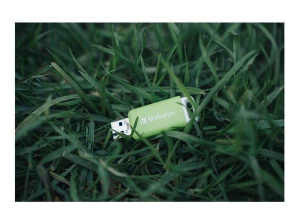 Verbatim DataBar - USB-flashstasjon - 32 GB - USB 2.0 - grønn