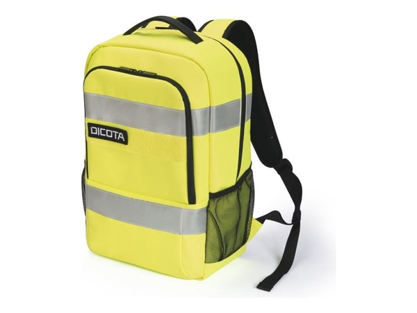 DICOTA Hi-Vis Base - Ryggsekk - 24L - 600D RPET - gul