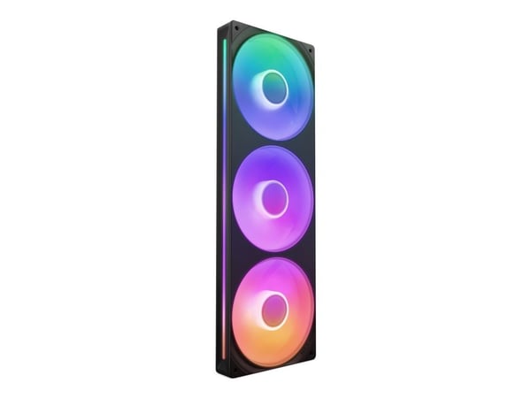 NZXT F Series F360 RGB Core - Fläktenhet med enkel ram - 360mm - 120 mm - mattsvart