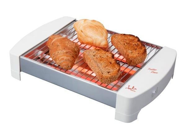 Jata electro TT587 Tutto Pan - Liggende toastjern - inox/white